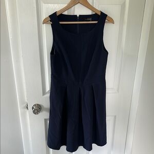 The Limited Navy Sleeveless A-Line Mini Dress